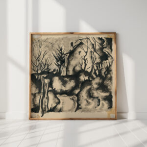 house in a garden 1924 1928 konstantin bauer high quality print