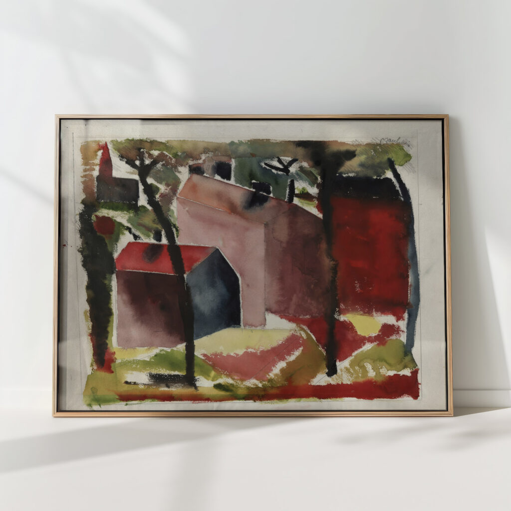 houses 1926 29 paul gaulois high quality print