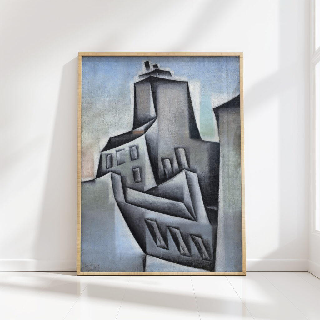 houses in paris houses in paris 1911 juan gris high quality print