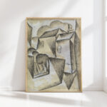 houses in paris place ravignan 1911 juan gris high quality print