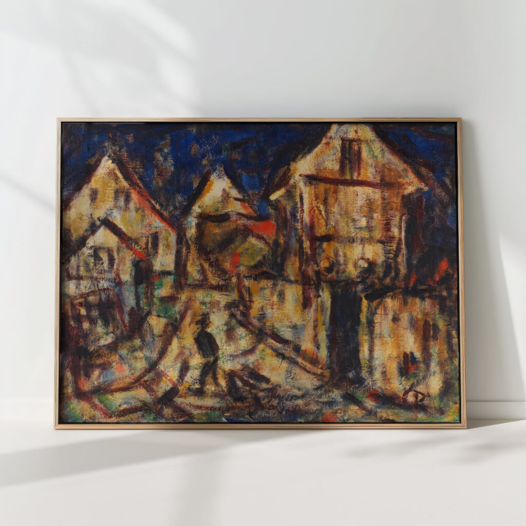 houses in soest 1918 christian rohlfs high quality print