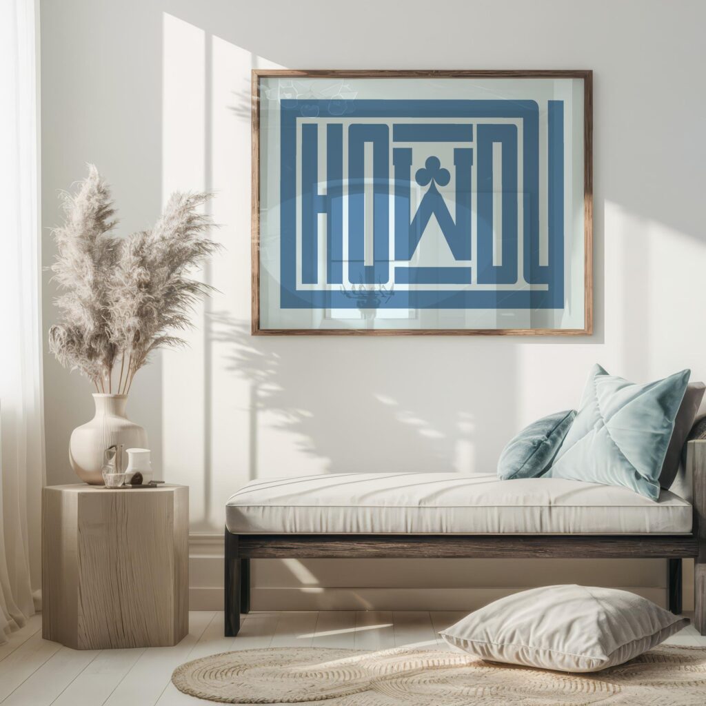 howdy clubs blue 3x4 5 mockup