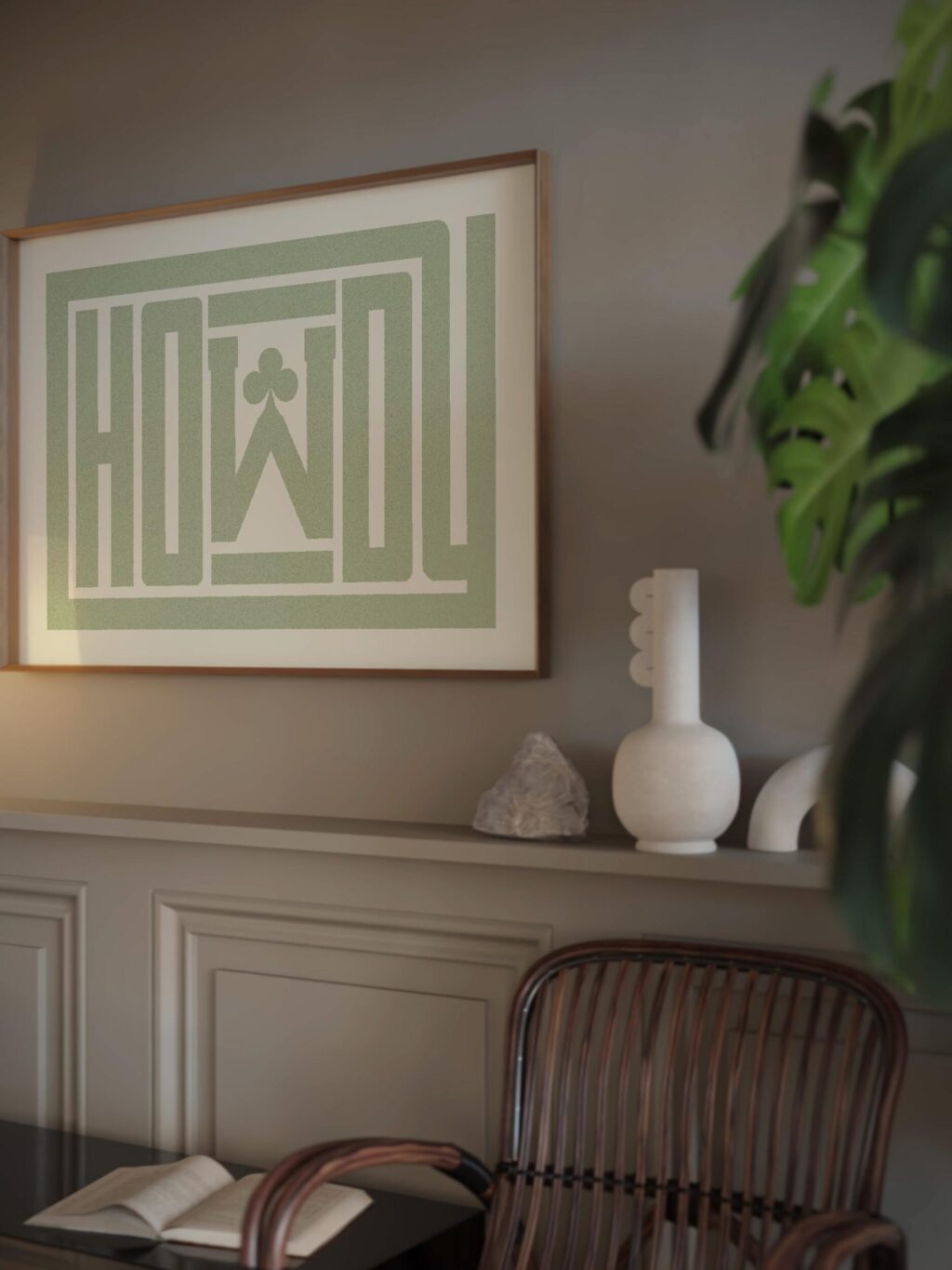 howdy clubs green 3x4 video mockup