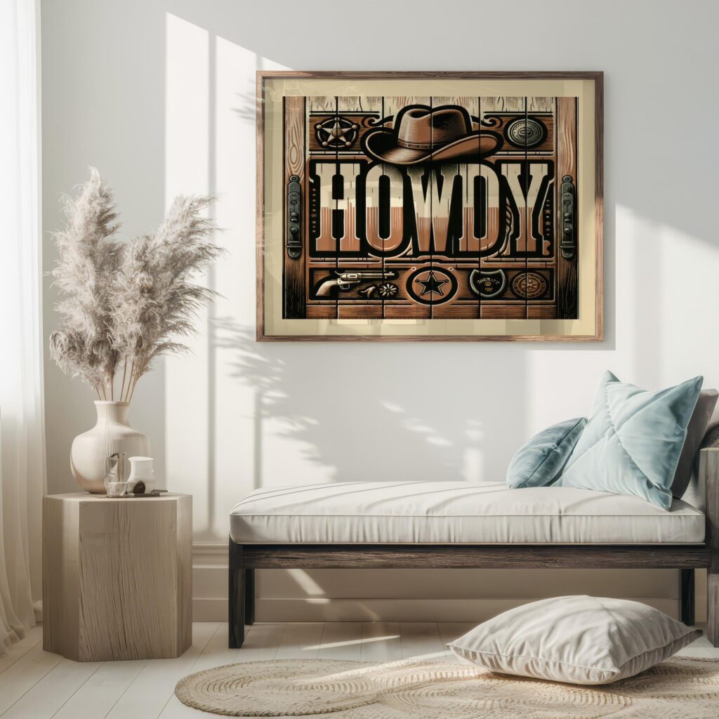howdy cowboy3 3x4 5 mockup