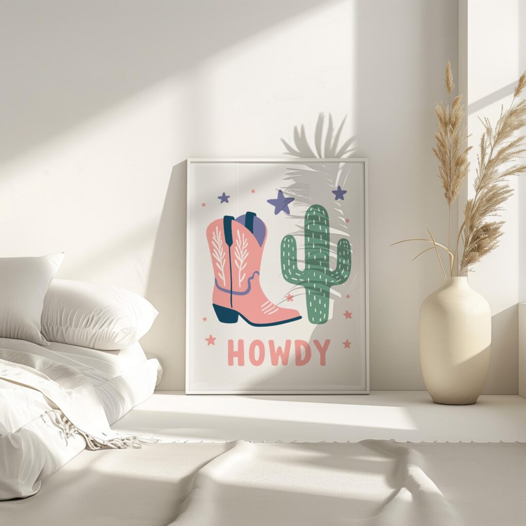 howdy cowgirl 0001 3x4 4 mockup