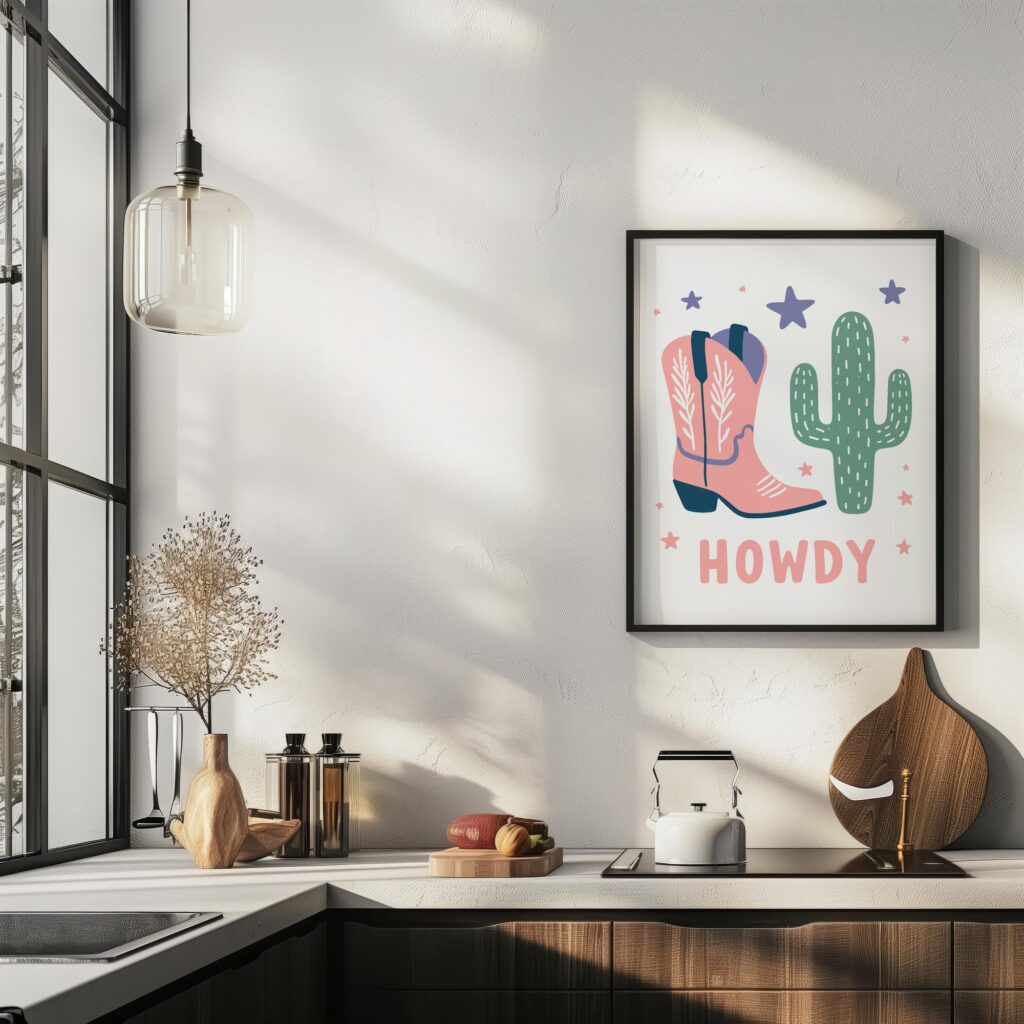 howdy cowgirl 0001 3x4 6 mockup