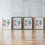 howdy cowgirl 0001 3x4 framed posters mockup