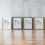 howdy cowgirl 0003 3x4 framed posters mockup