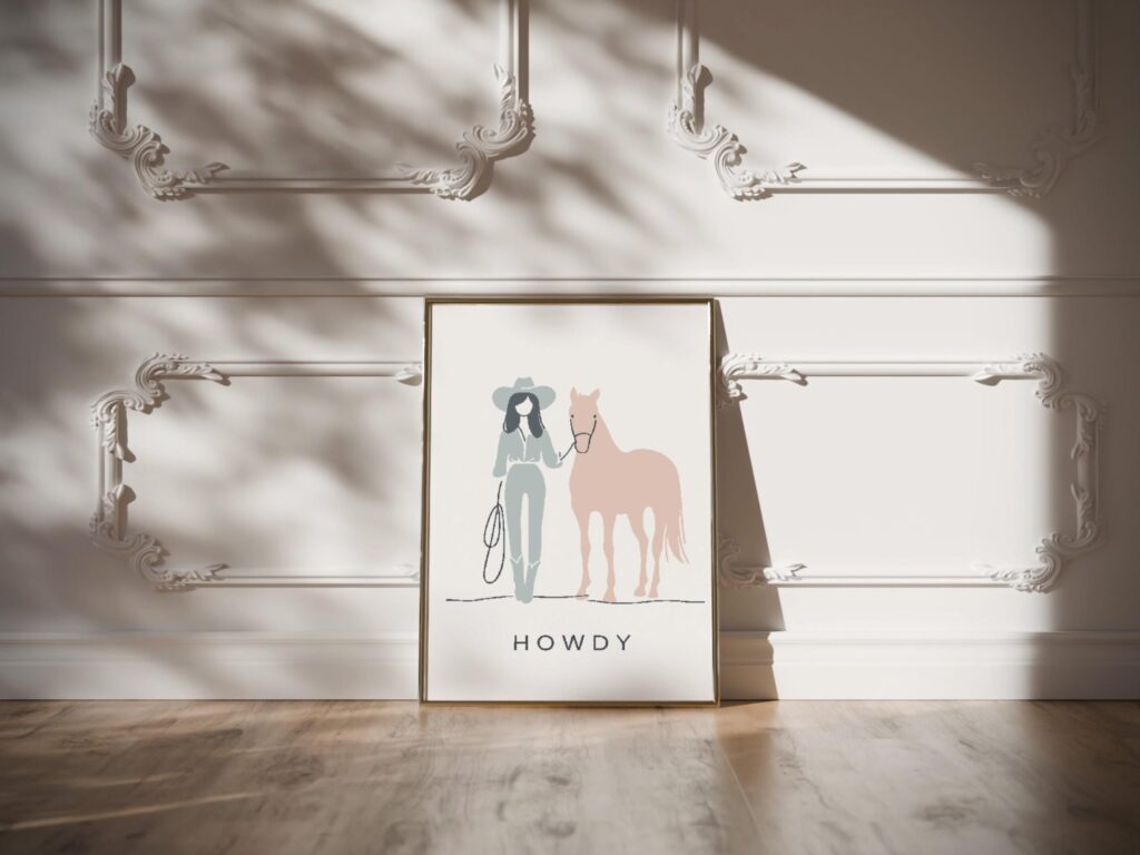 howdy cowgirl 0003 3x4 video mockup