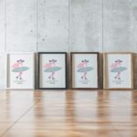 howdy cowgirl 0004 3x4 framed posters mockup