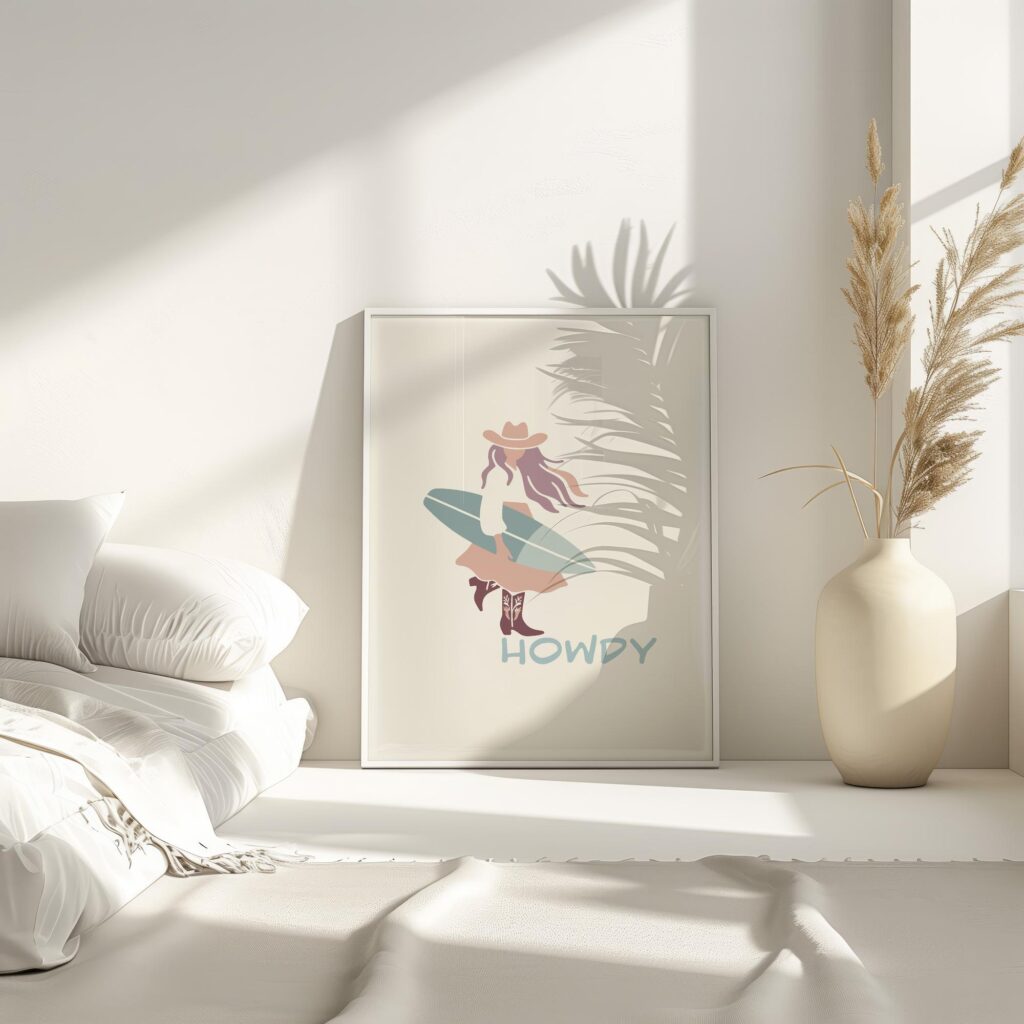 howdy cowgirl 0005 3x4 4 mockup