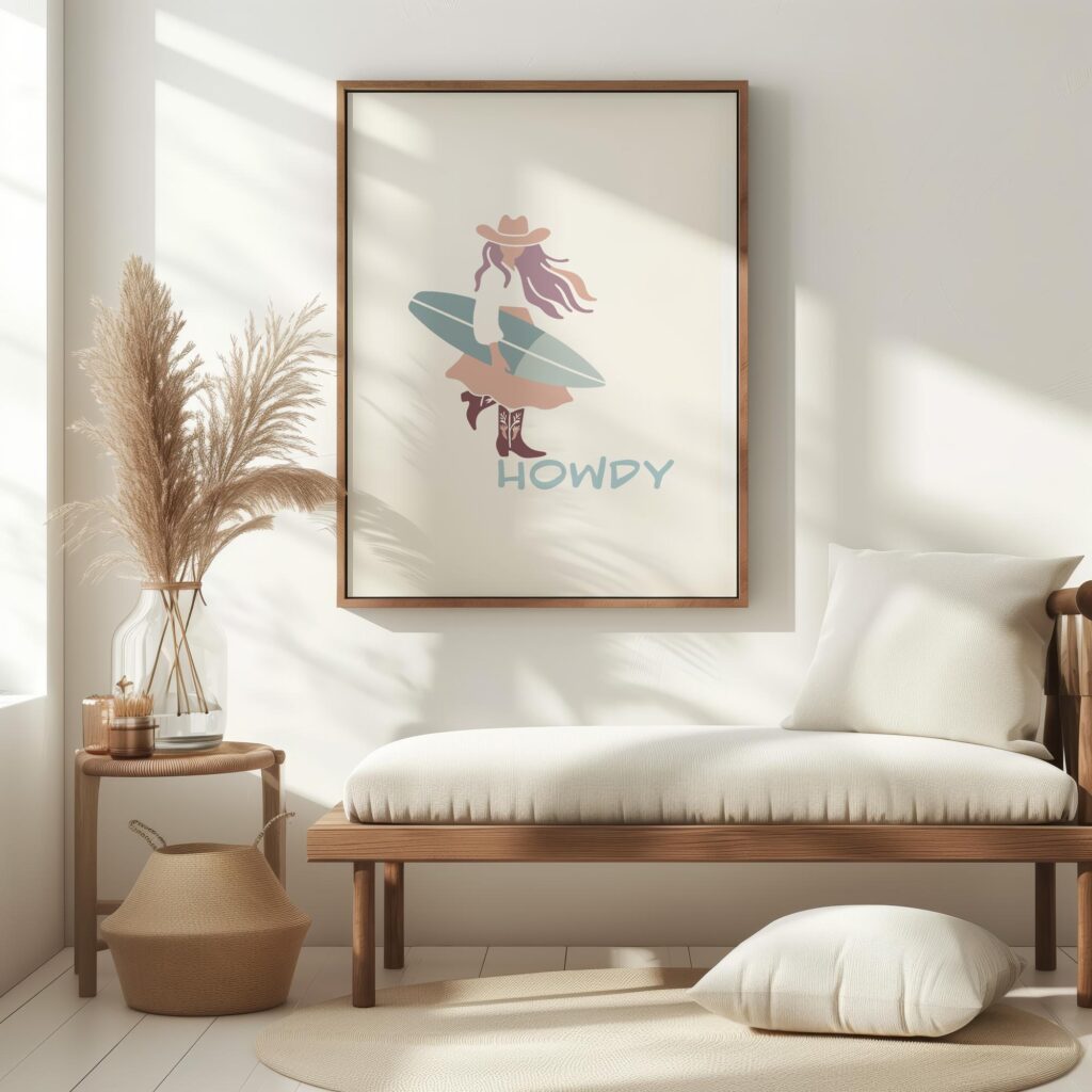 howdy cowgirl 0005 3x4 5 mockup