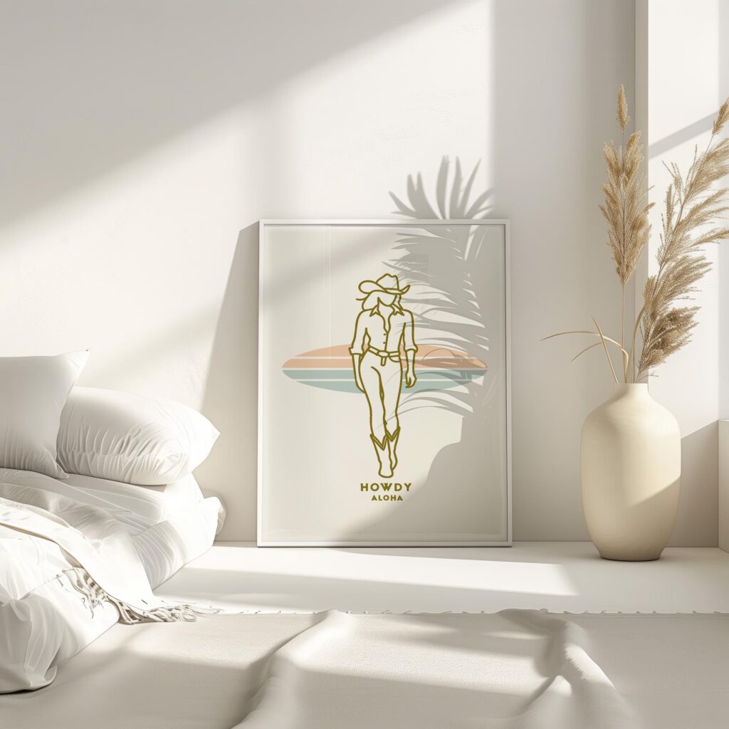 howdy cowgirl 0006 3x4 4 mockup