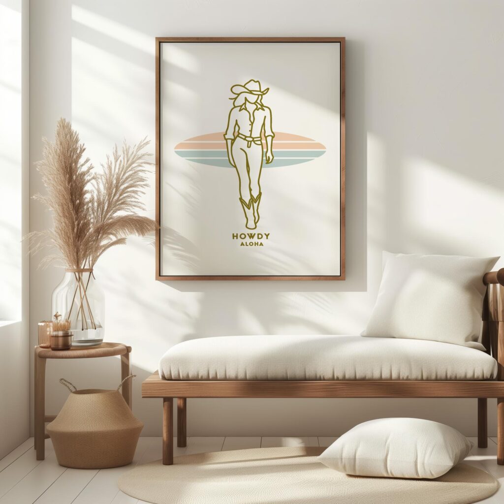 howdy cowgirl 0006 3x4 5 mockup