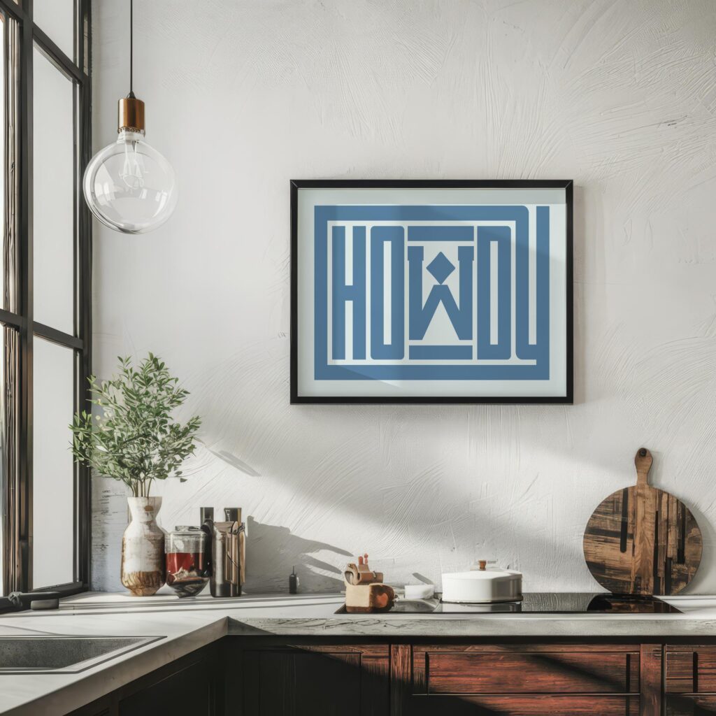 howdy diamond blue 3x4 6 mockup