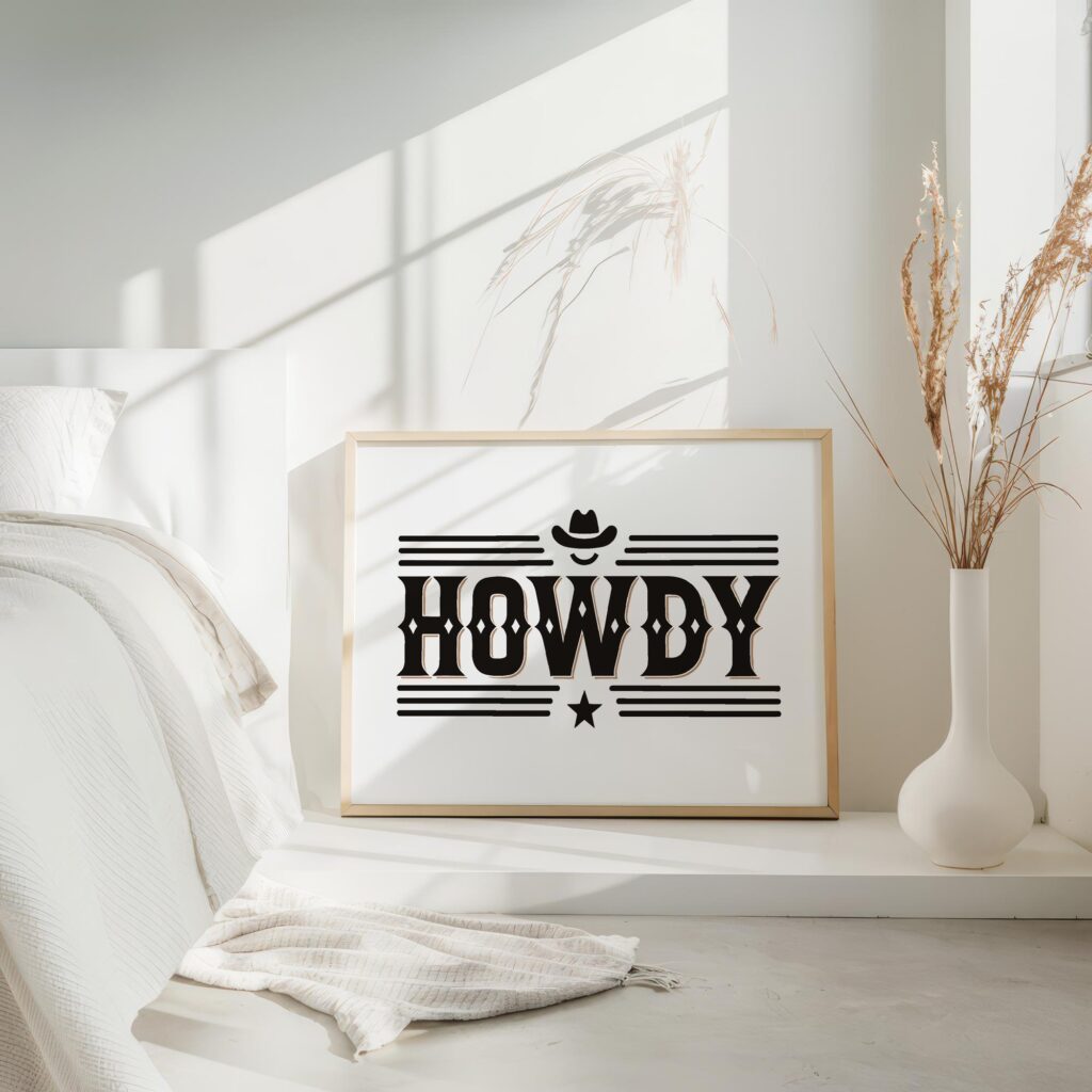 howdy typo 3x4 4 mockup