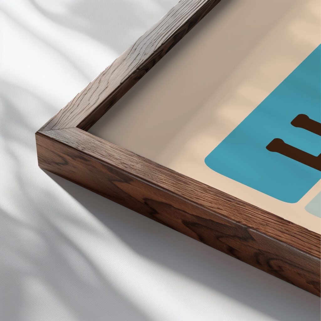 howdyaloha16 3x4 close up dark wood mockup