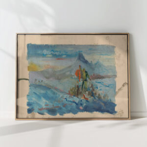 hunters in a landscape 1940 1944 arnold peter weisz kubincan high quality print