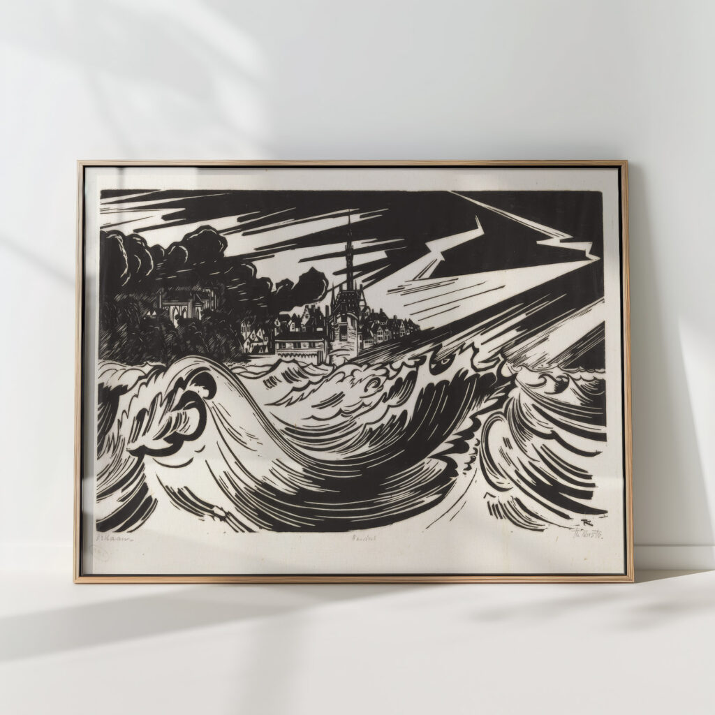 hurricane 1921 johannes frederik engelbert ten klooster high quality print