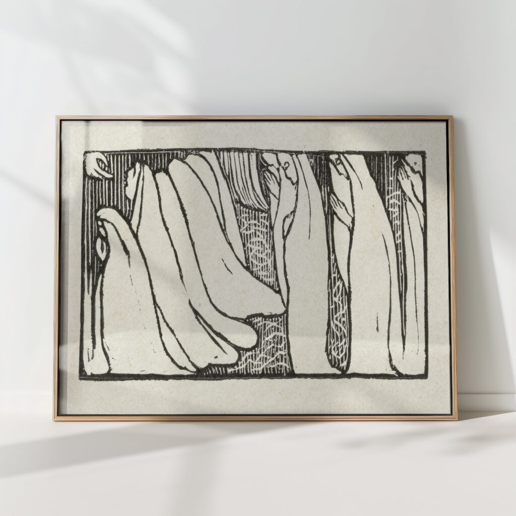 illustration for a poem from the collection sagesse by paul verlaine 1895 07 maurice denis high quality print
