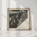 illustration of the carrying of the cross with nuns for a poem in the collection sagesse by paul verlaine 1895 08 maurice denis high quality print
