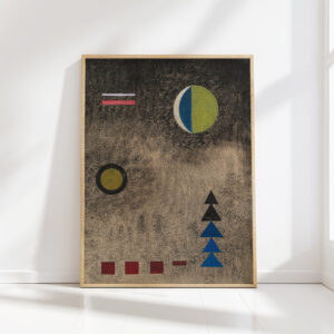 in loose black 1927 wassily kandinsky high quality print