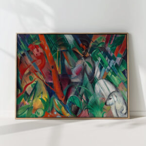in the rain 1912 franz marc high quality print