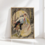 in vaudeville the bicycle rider 1919 charles demuth high quality print