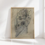injured head ca 1944 wols high quality print