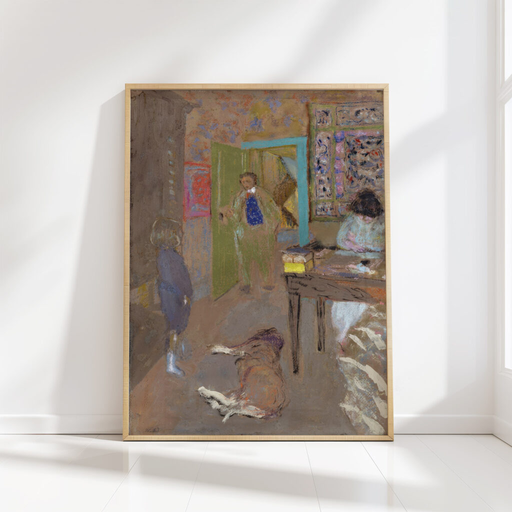 interior at saint jacut 1909 edouard vuillard high quality print