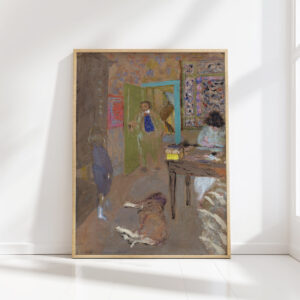 interior at saint jacut 1909 edouard vuillard high quality print
