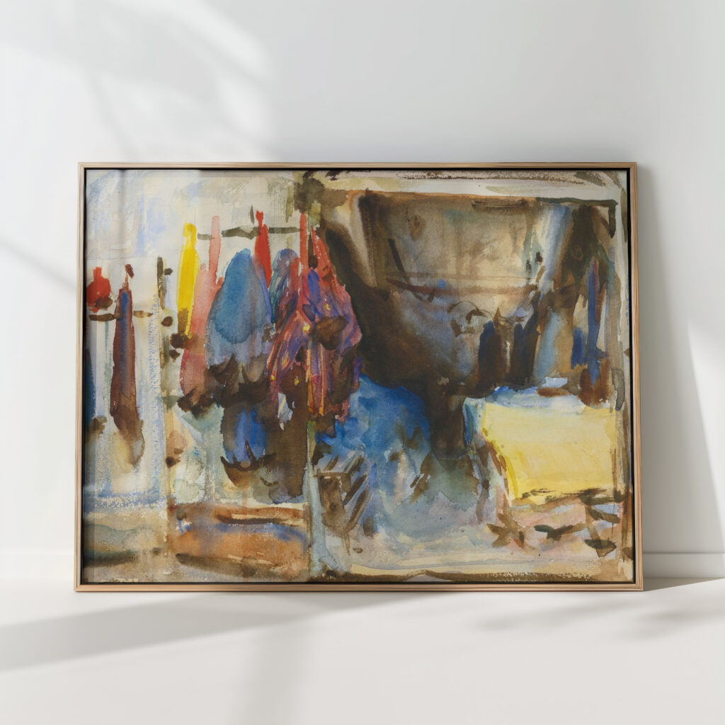 interior of a shop cairo john singer sargent high quality print