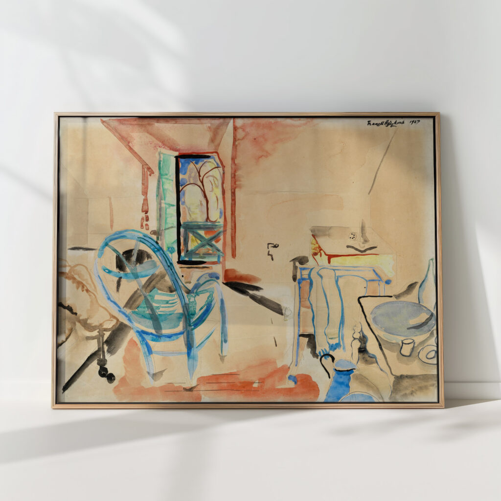 interior scene 1927 frances hodgkins high quality print