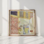 interior with pink wallpaper iii 1899 edouard vuillard high quality print