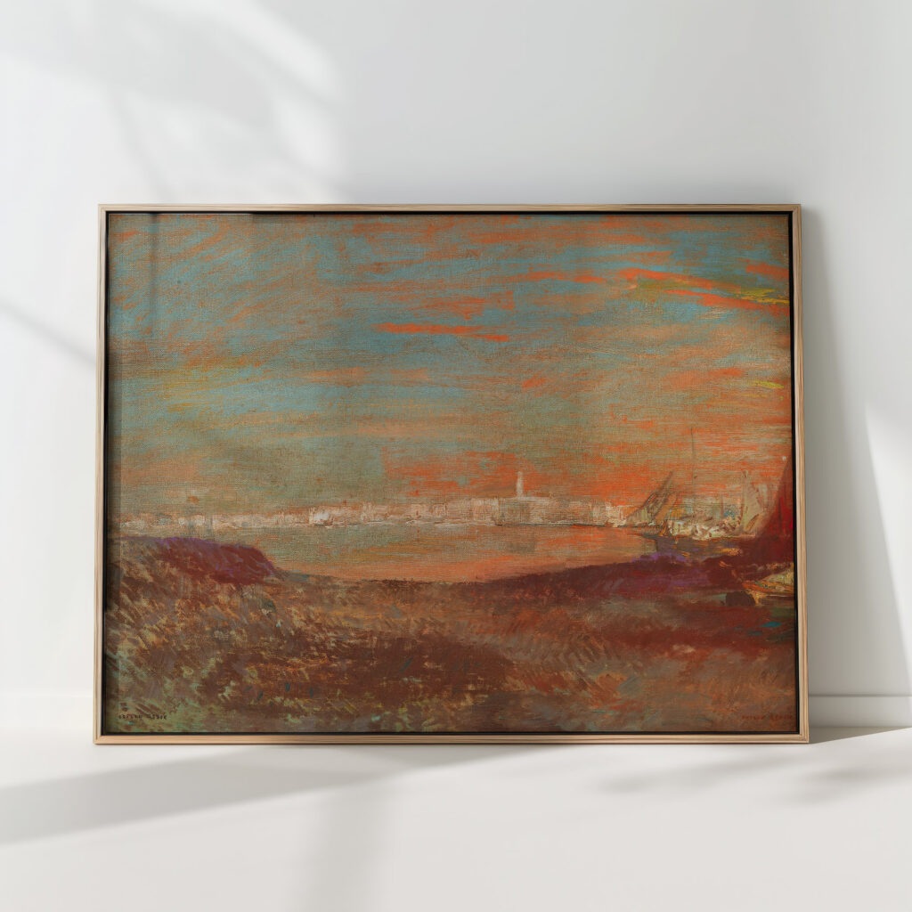 italian landscape odilon redon high quality print