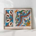 italian majolica tiles 1890 johanna van de kamer high quality print