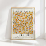 jaipur flower market art exhibit print