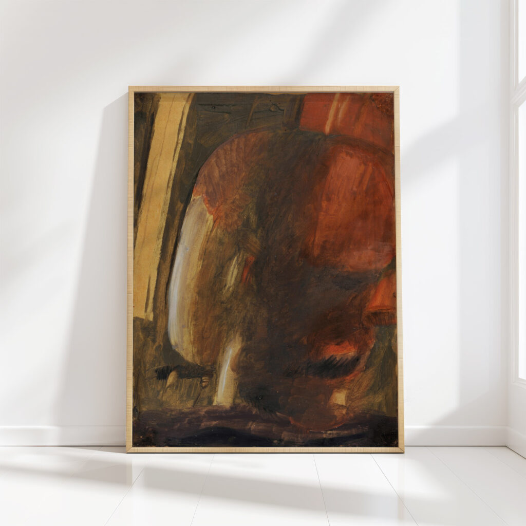 janus head after m stettler otto meyer amden high quality print