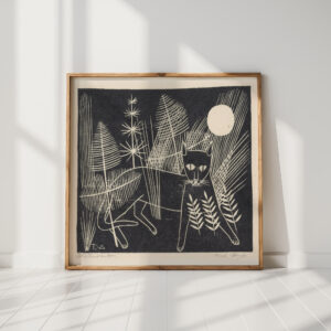 jeroen on a hunt 1937 tinus van doorn high quality print