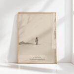 jesus is the narrow path minimalist christian print