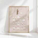 jesus leaves the 99 minimalist christian print