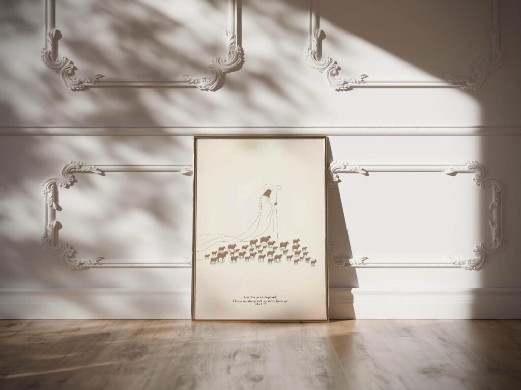 jesus the good shepherd video mockup