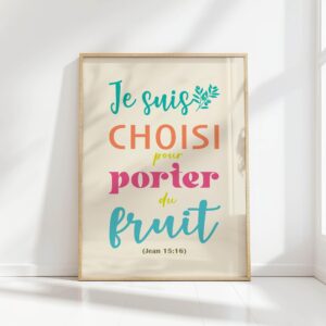 john 1516 french bible christian affirmation print
