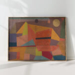 joyful mountain landscape 1929 paul klee high quality print