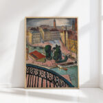 karl johans torg stockholm 1914 isaac grunewald high quality print