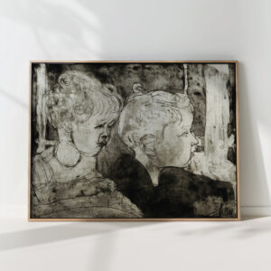 kaspar and judith ii 1925 albert muller high quality print