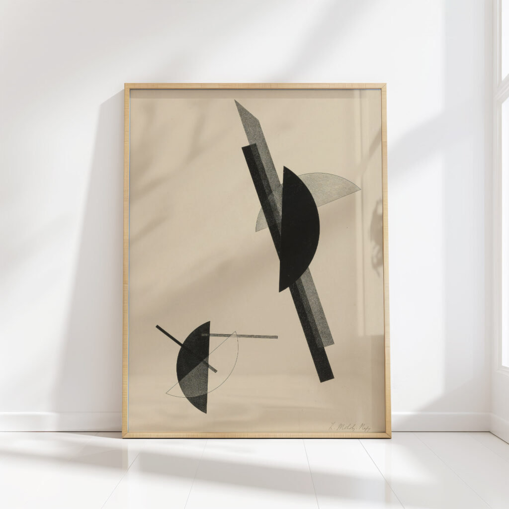 kestnermappe composition one plate passuth 125 1922 23 laszlo moholy nagy high quality print
