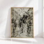 kirchnerhaus on the wildboden with a view into the sertig 1925 albert muller high quality print