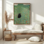 klimt Bluhender Mohn Mohnwiese 1907 3x4 5 mockup