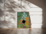 klimt Cottage Garden 1905 1907 frog 3x4 video mockup